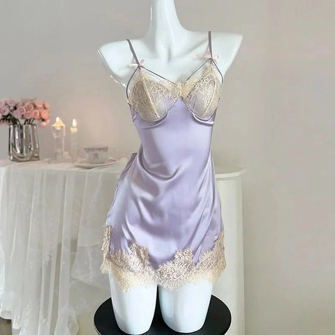 💜 Lace Openwork Dream Dress – NN0406