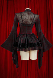 🩸 BLOOD MOON VAMPIRE CORSET SET – AA1306