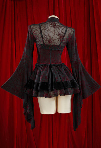🩸 BLOOD MOON VAMPIRE CORSET SET – AA1306