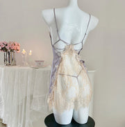 💜 Lace Openwork Dream Dress – NN0406