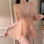 🎀 Bow Mesh Dress – JJ0406