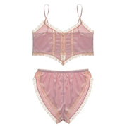 ❄️ Ice Silk Lace Suspender Suit – MM0406