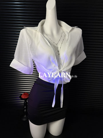 🔥 "See You After Work" Seductive Secretary Uniform Set 🔥 AA2006
