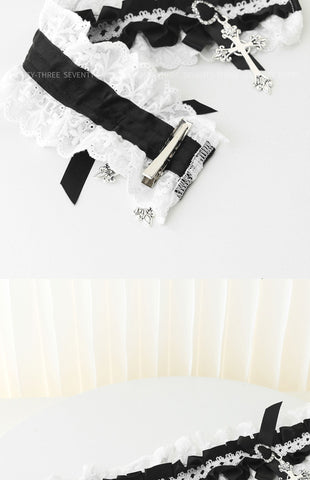 🔥 M-375 High Slit Nun Cosplay Dress – Sexy Cutout Off-Shoulder Lingerie Outfit for Roleplay, Halloween, Photoshoots & Costume Nights