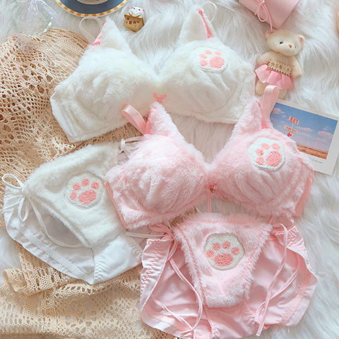 💖 CUTE PLUSH UNDERWEAR SET – AA1206
