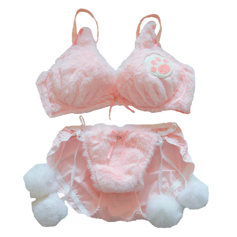 💖 CUTE PLUSH UNDERWEAR SET – AA1206