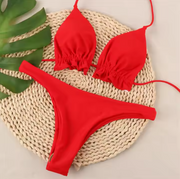 💖 Mesh Skirt Cover-Up Luxury 3-Piece Swimwear Set – BB1606
